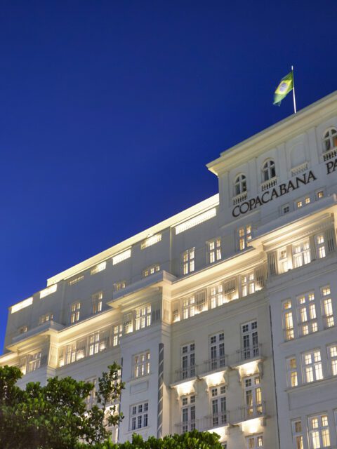 Fachada do hotel Copacabana Palace, Rio de Janeiro